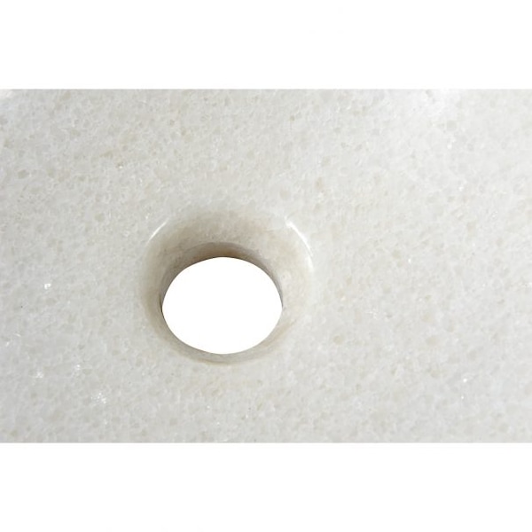 Anzzi Nora Natural Stone Vessel Sink in White Marble LS-AZ8232 - main